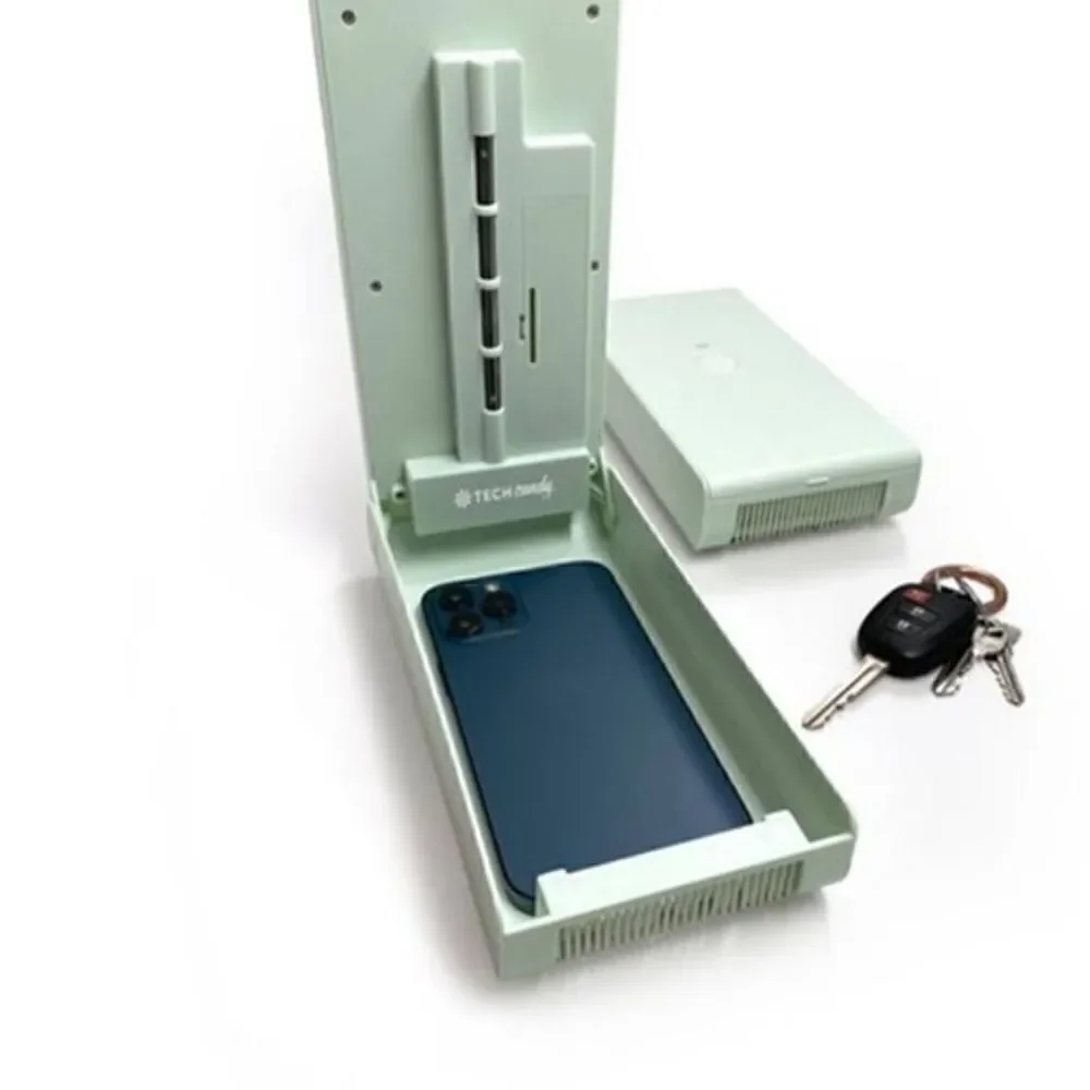 NIB Tech Candy Mint Green Clean Slate UV Sanitizing Bed - Picture 3 of 5